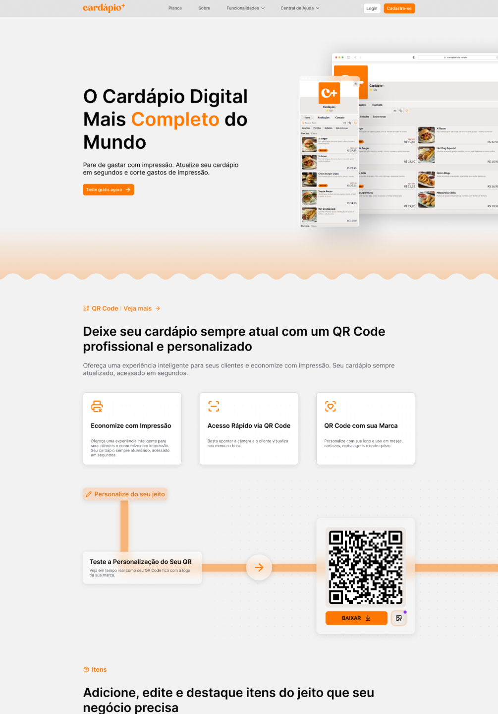 CardÃ¡pio+